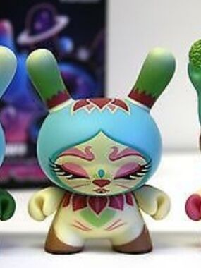 KIDROBOT "EVOLVED" DUNNY SET OF 3 RARE